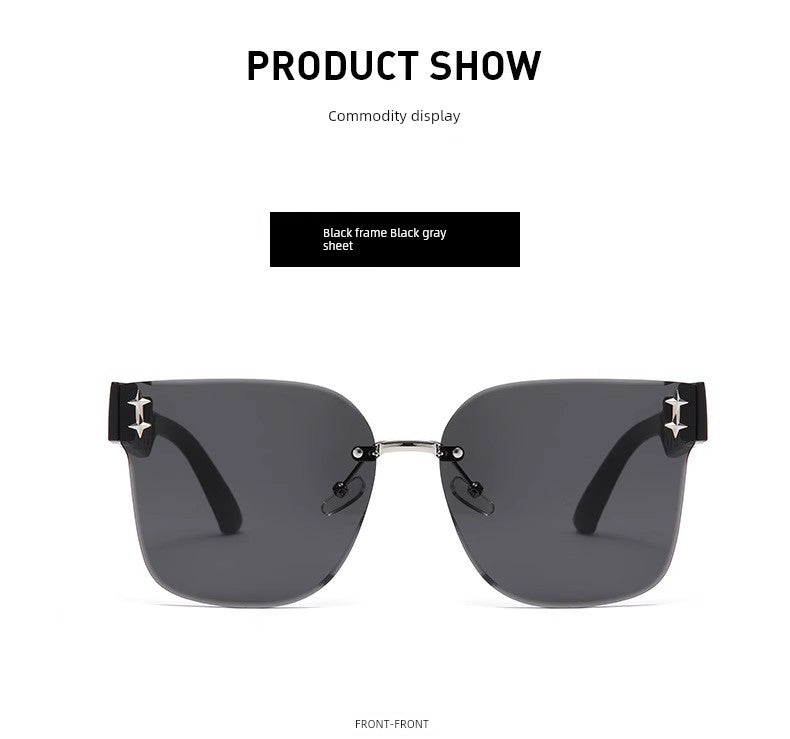 Frameless High-Grade Square  UV Protection Sunglasses