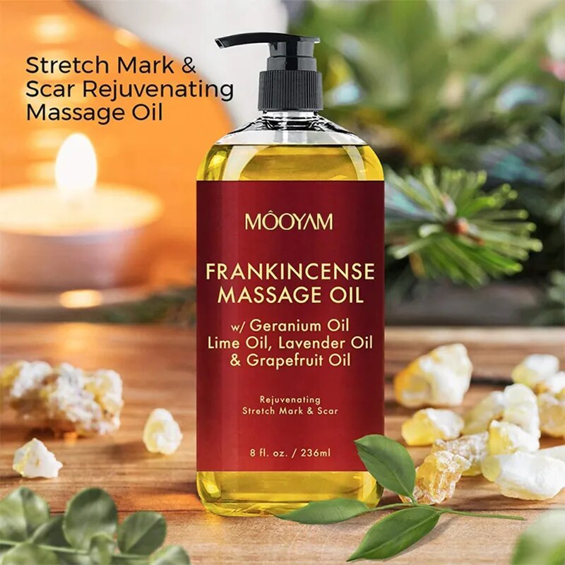 100% Pure Natural Organic Massage Body Oil