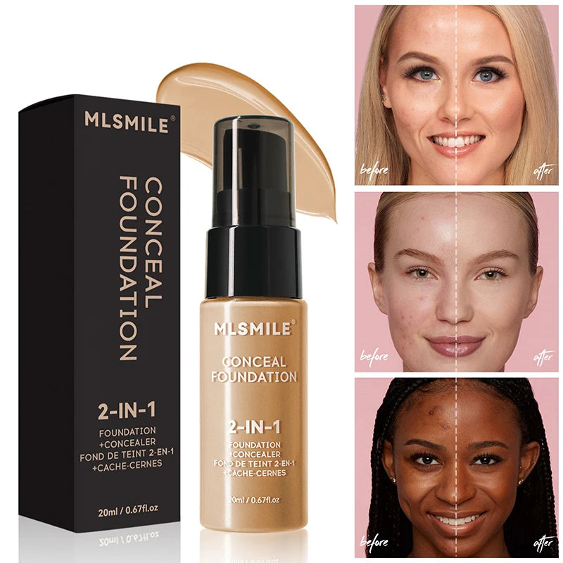 Face Foundation Cream Oil-Control Matte BBCream Waterproof
