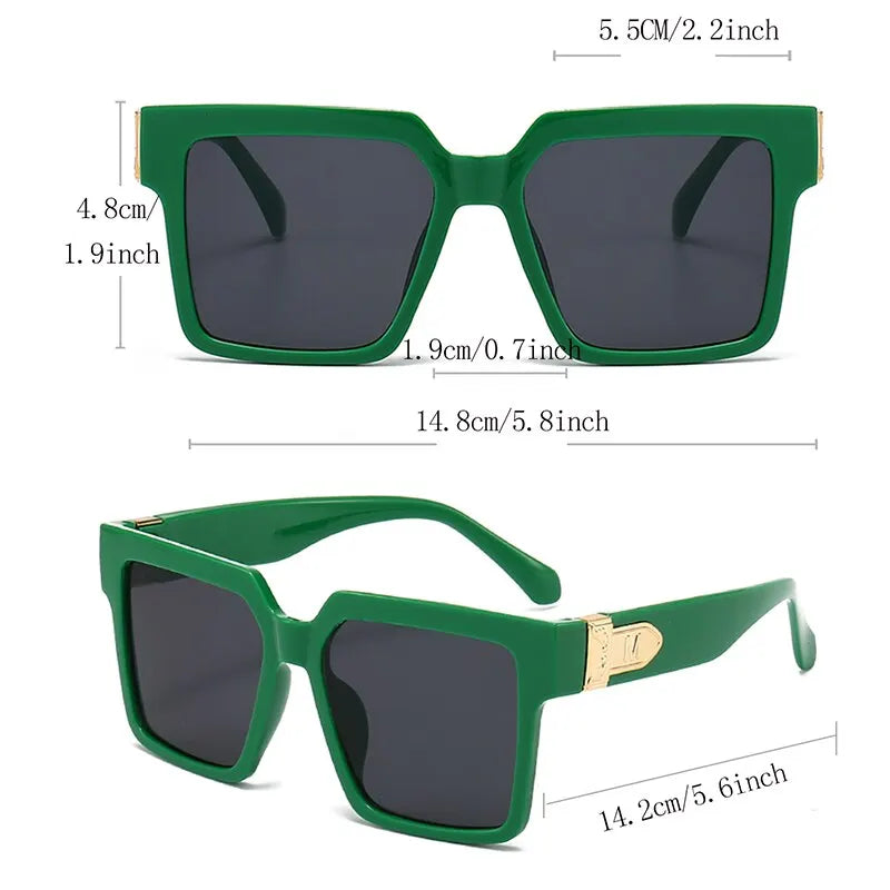 Luxury Square Thick Frame - UV400 Sunglasses