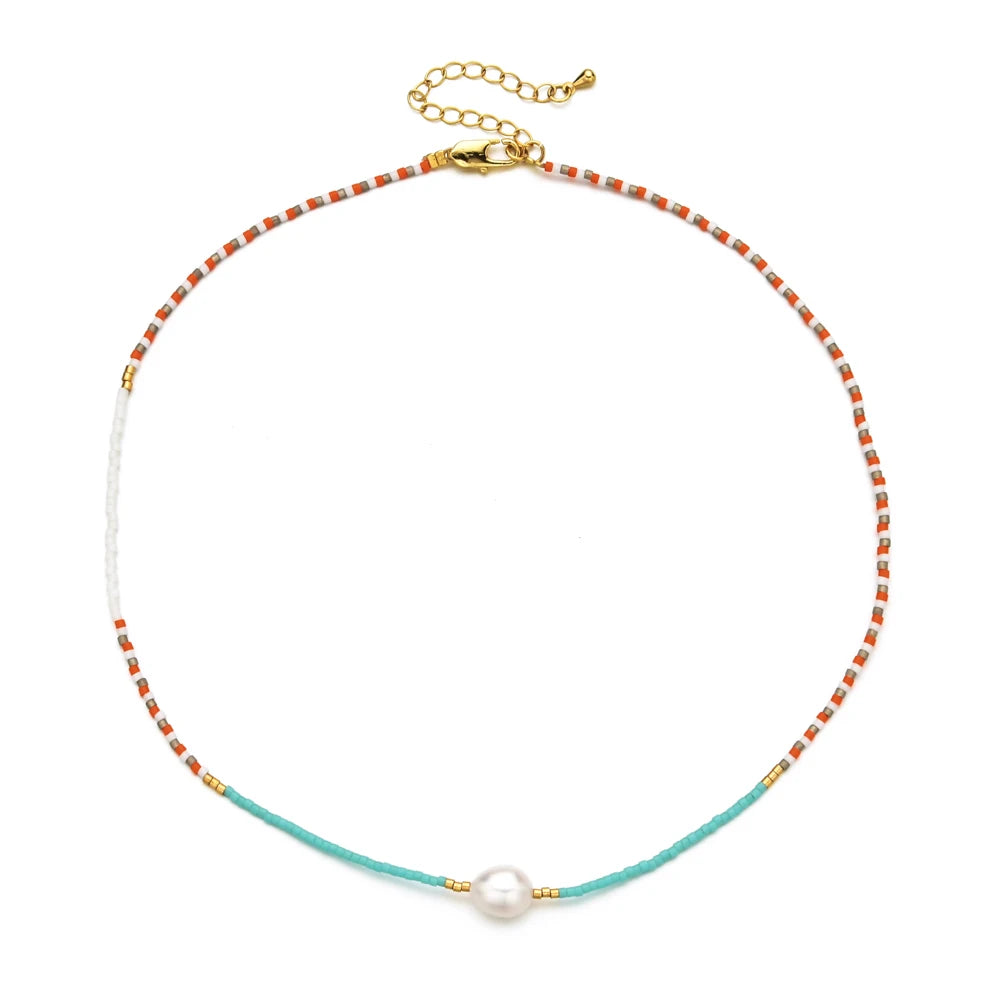 Boho Streetwear Luxury Pearl Necklace