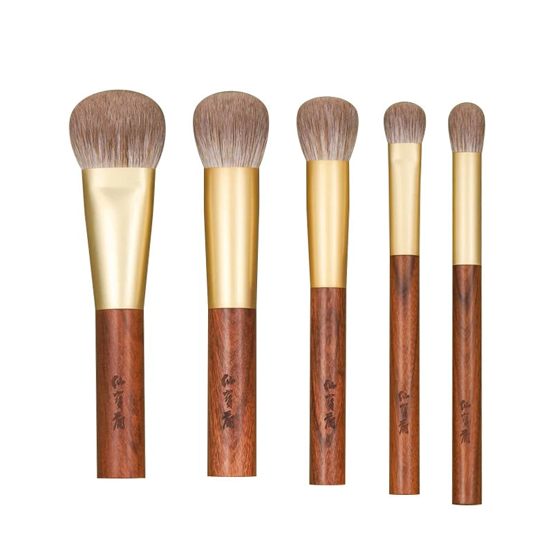 Foundation Liquid Blush Brush African Rosewood Handle Make Up Brush