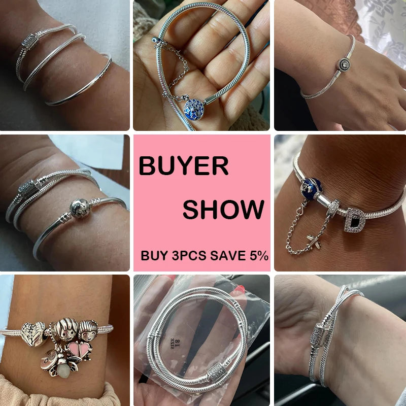Silver 925 Original Zircon Bracelets