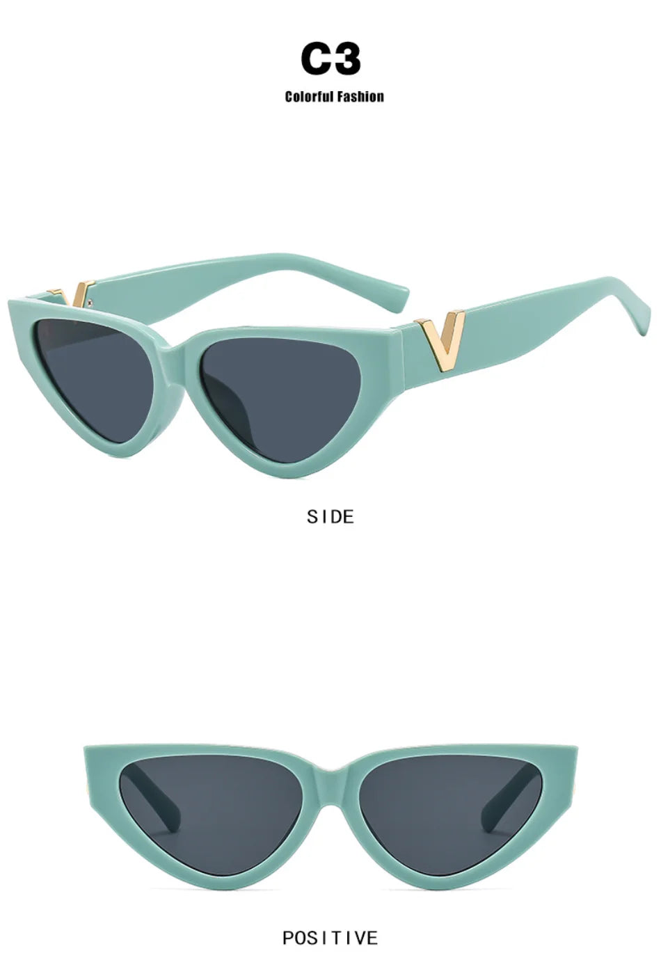 Luxury Vintage Cat Eye Sunglasses