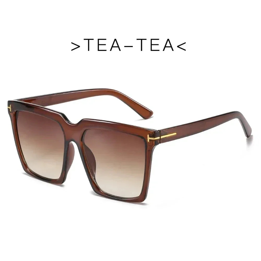 Square Vintage Sunglasses UV400