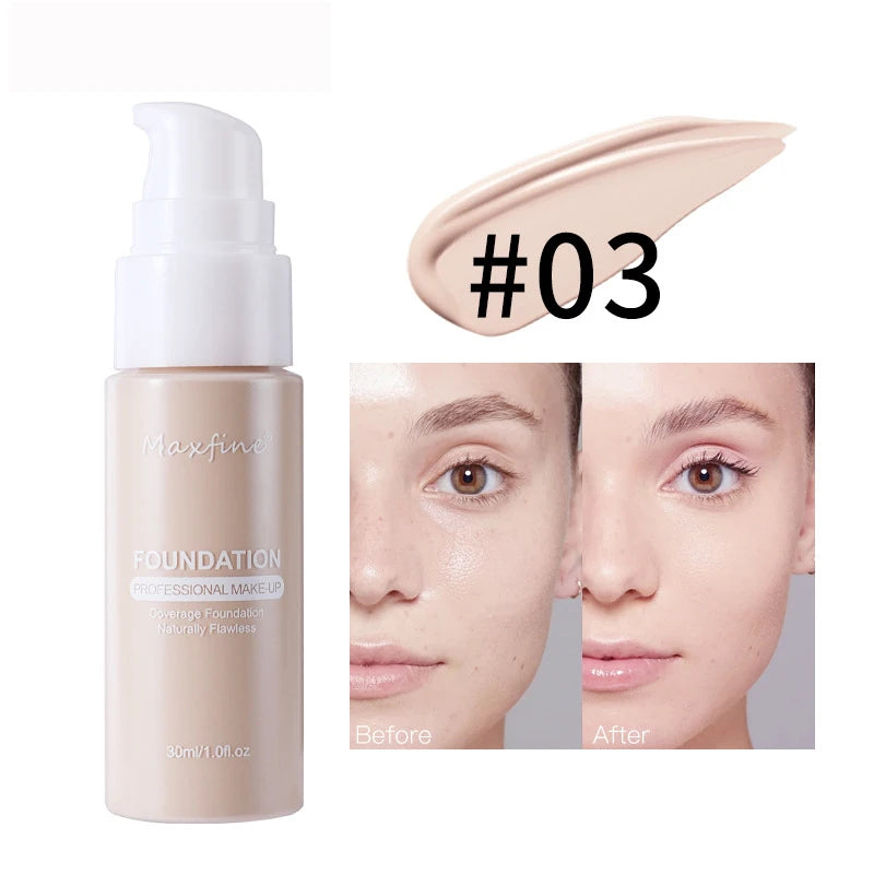 Liquid Foundation Effective | Concealer Waterproof Sweat-resistant