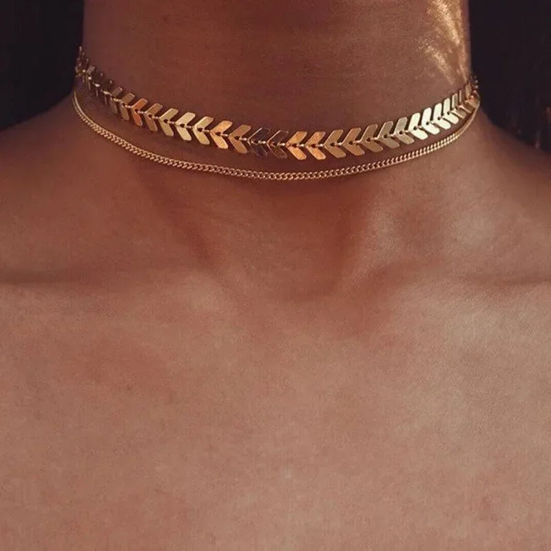 Hot Selling Water Droplet Layered Necklace