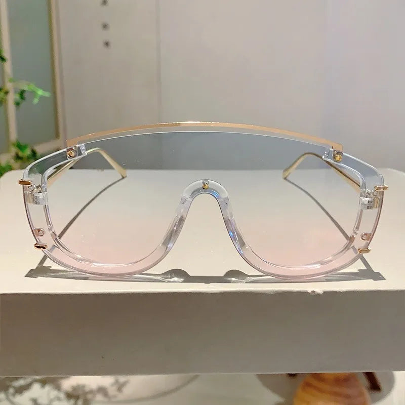 Leopard Stylish Luxury Oversize Sunglasses
