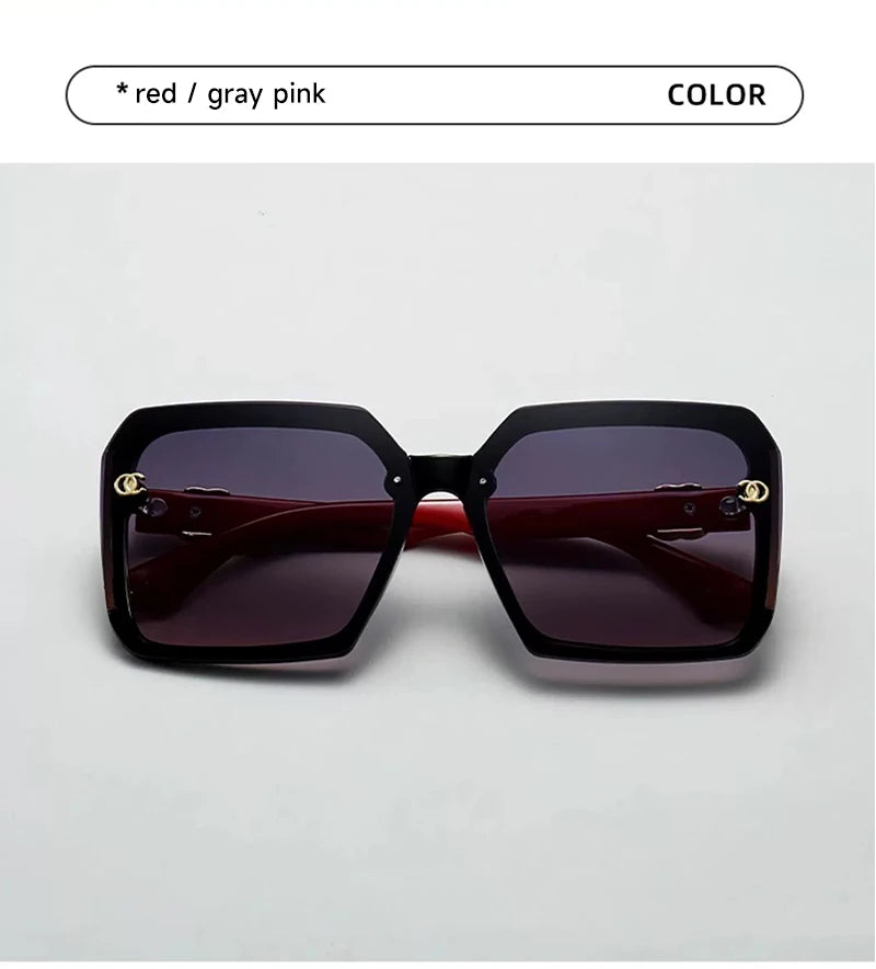 Vintage Square UV400 Sun Glasses