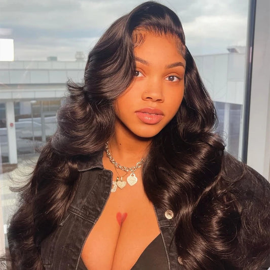 100% Human Hair |13x6 HD Body Wave Lace Front