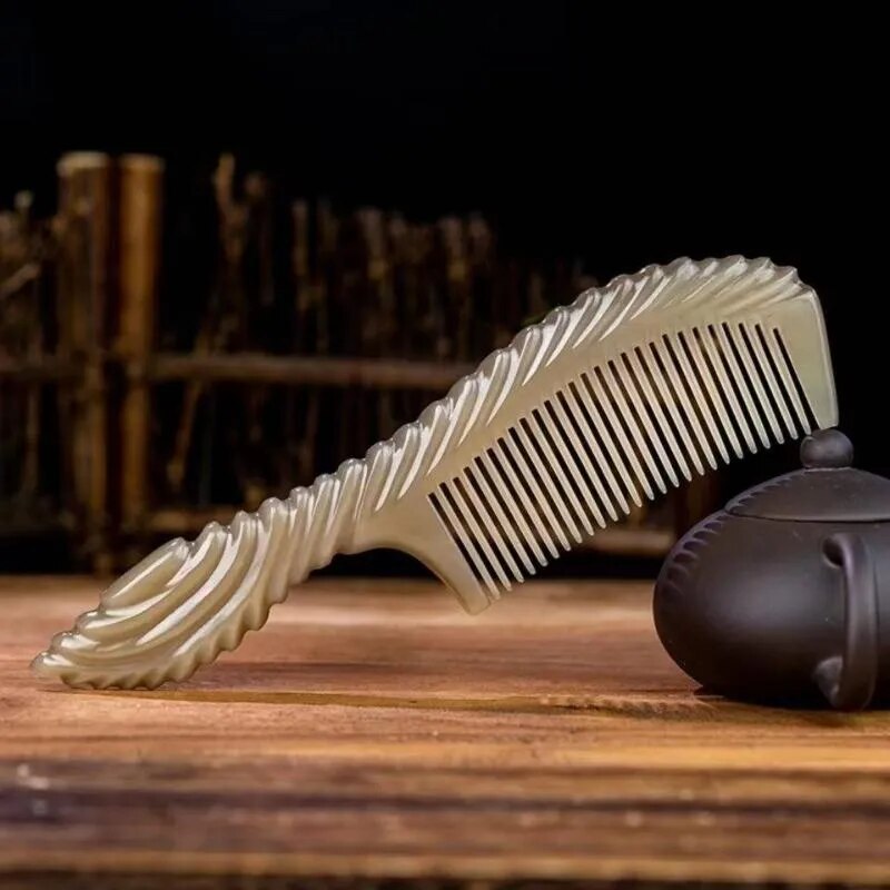 Horn Comb Scalp Massage