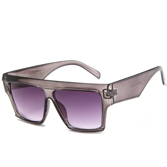 Unisex UV400 Square One-Piece Outdoor Eyeglasses