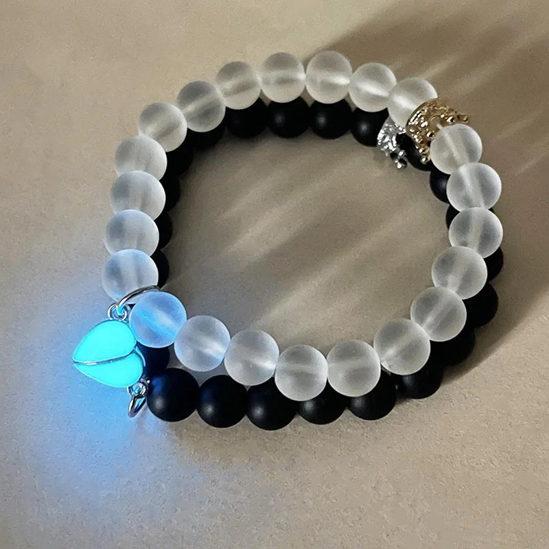 Unisex Beaded Charms Bracelet