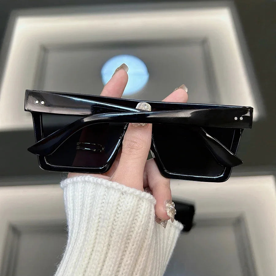 Punk Mirror Square Designer Retro Sunglasses