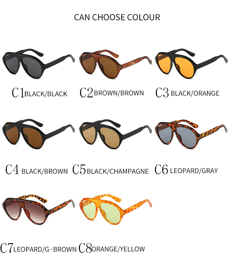 Oval Luxury Trending UV400 Eyeglasses
