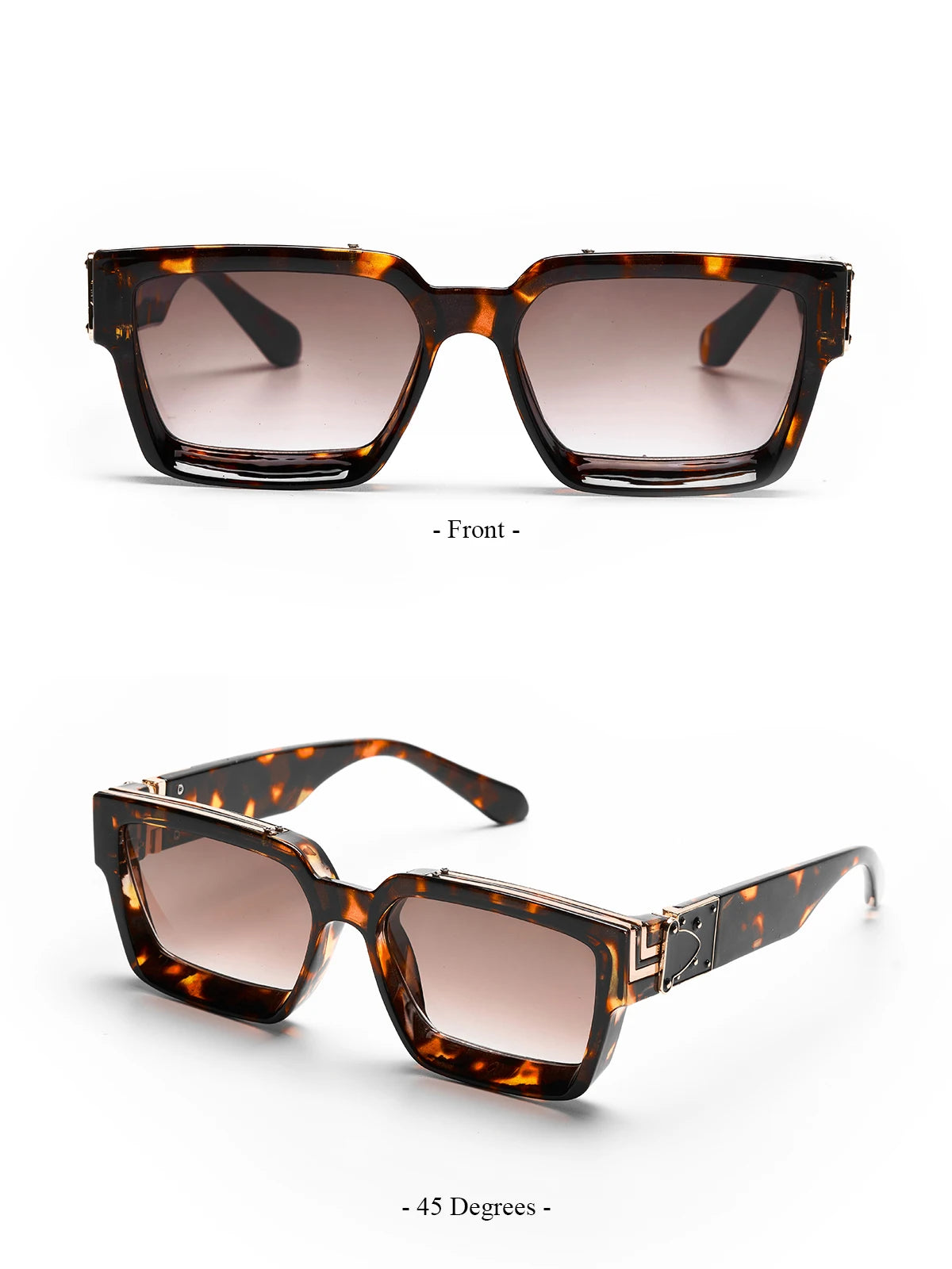 Square Millionaire Shades Luxury Sunglasses