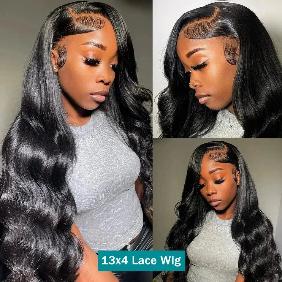 300% High Density | 40 Inch Body Wave 13x4 13x6 HD Lace Front