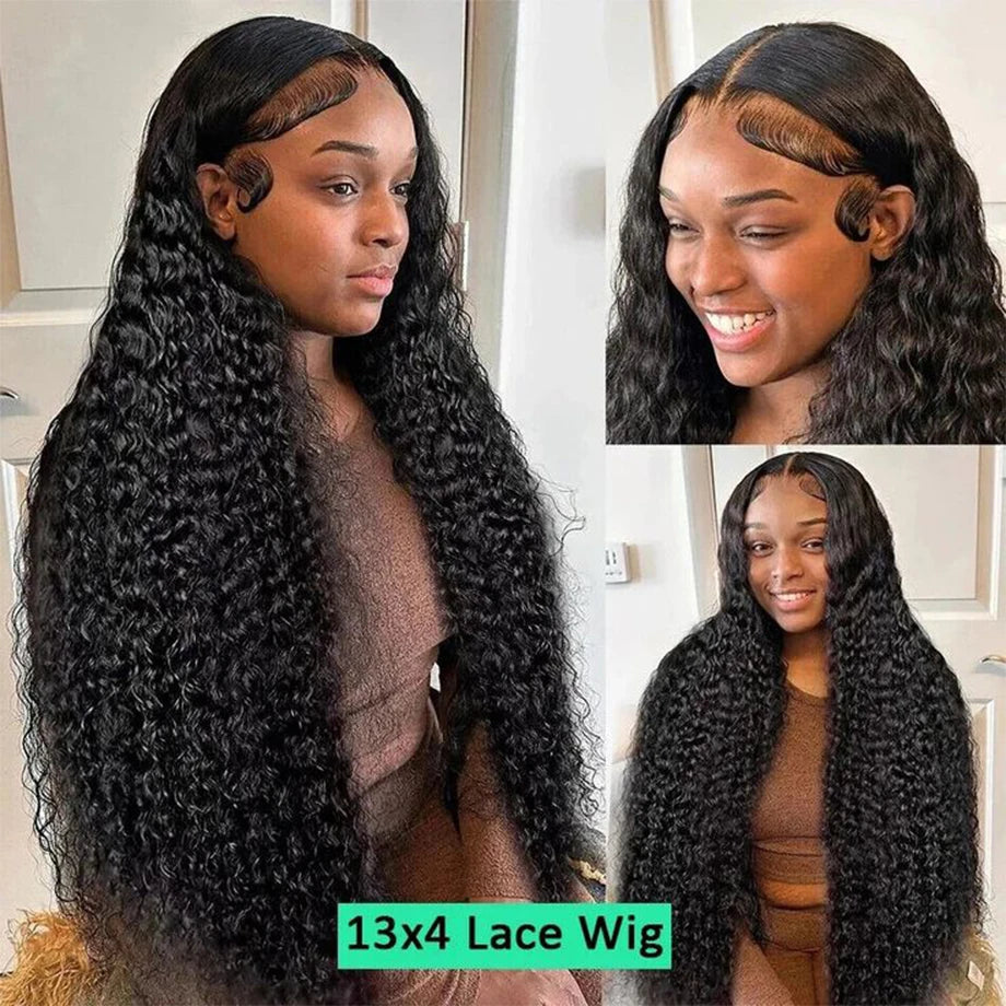 Brazilian Kinky Curly Wigs 100% Human Hair | 13x6 HD Lace Front