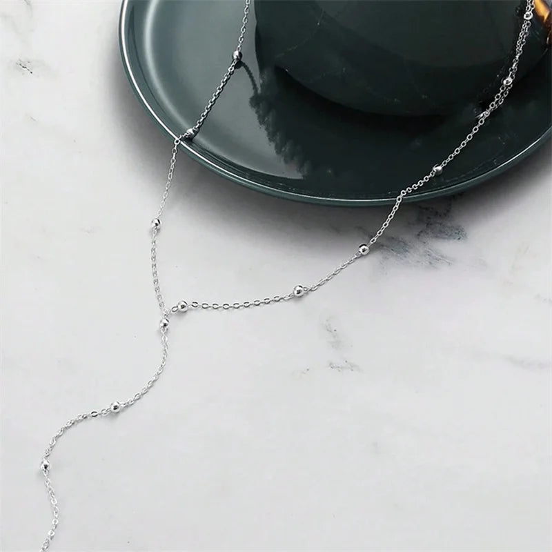 Vintage Long Chain Drop Necklace