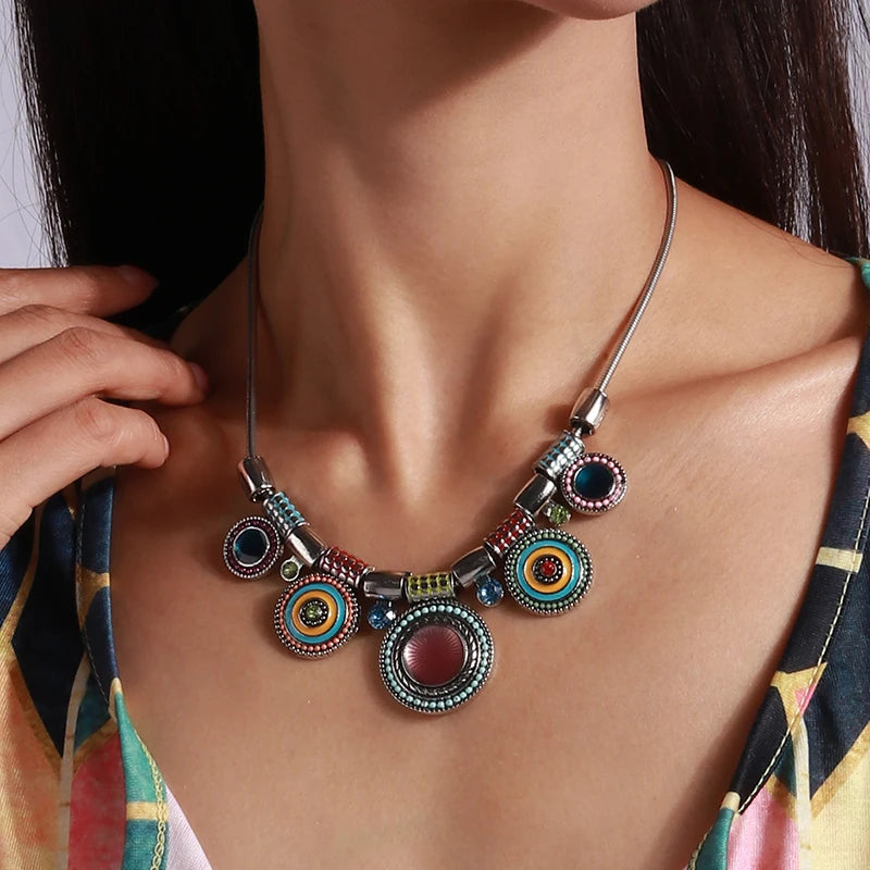 Bohemian Choker Collar Necklace