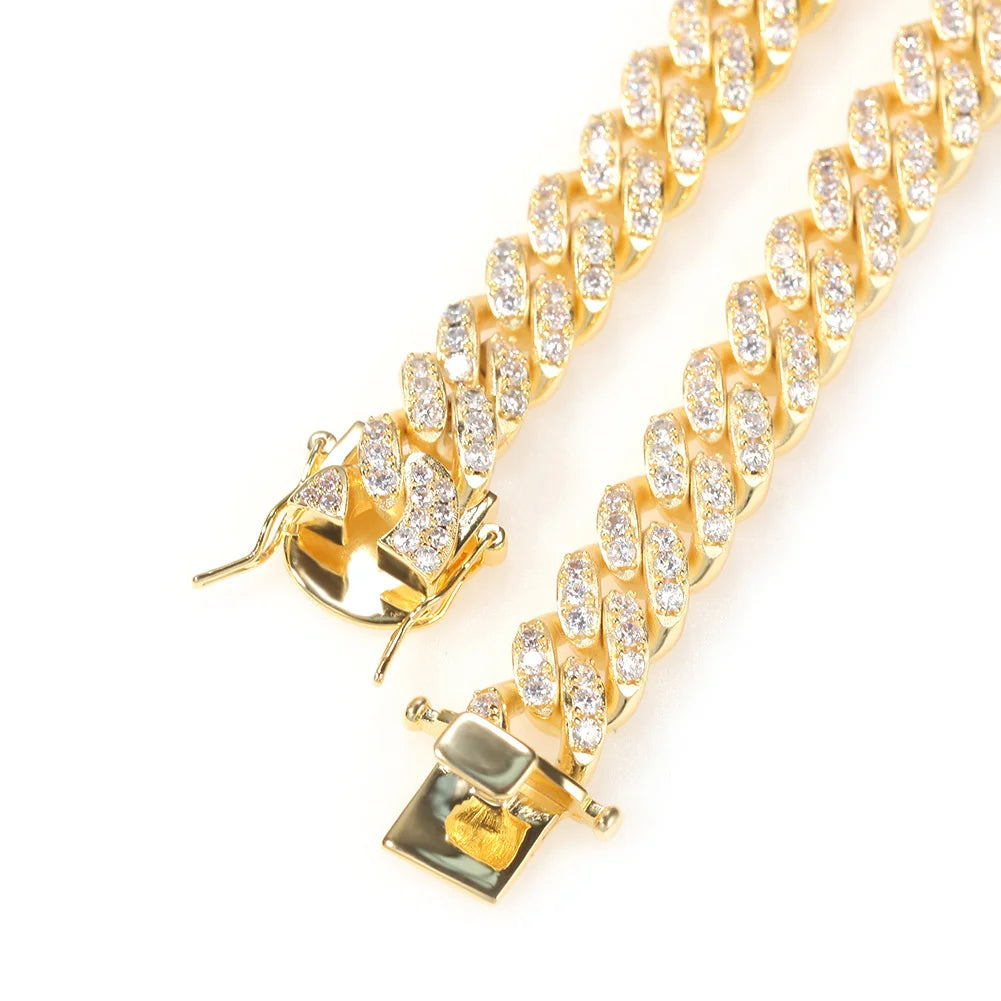 Cuban Chain Fully Iced Out AAA+ CZ