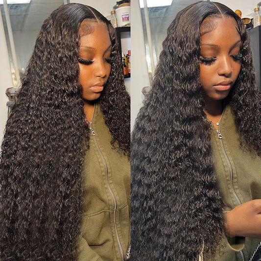 13X6 Deep Water Wave Curly Human Hair