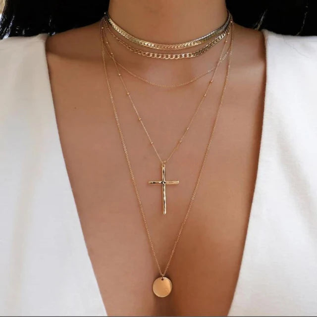 Crystal Star Pendant Necklaces
