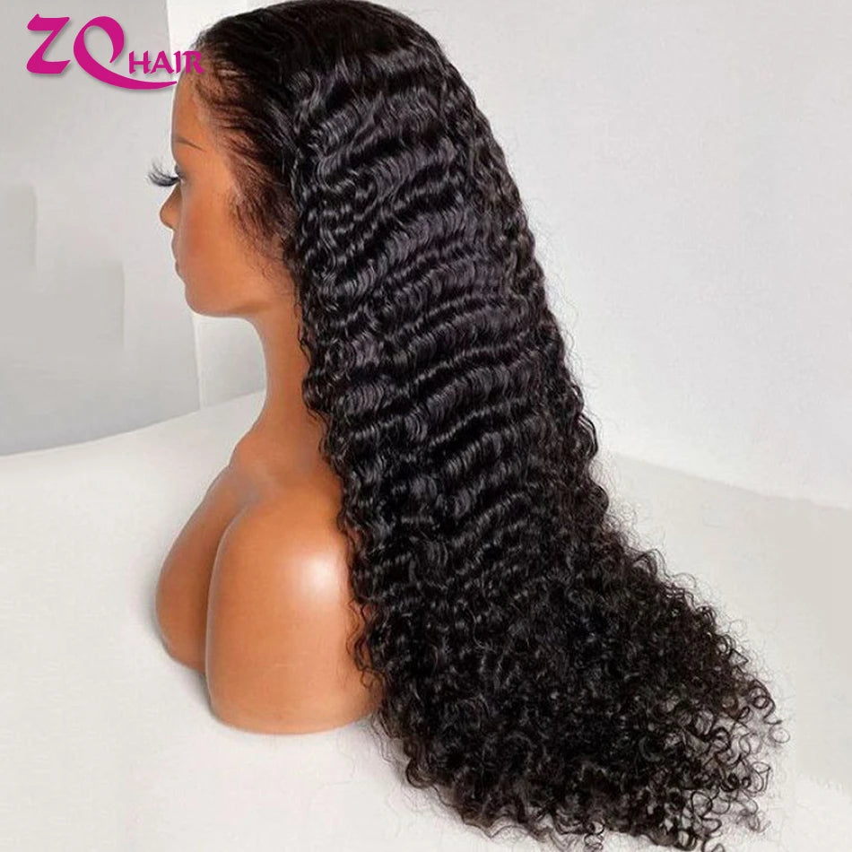 Brazilian Kinky Curly Wigs 100% Human Hair | 13x6 HD Lace Front