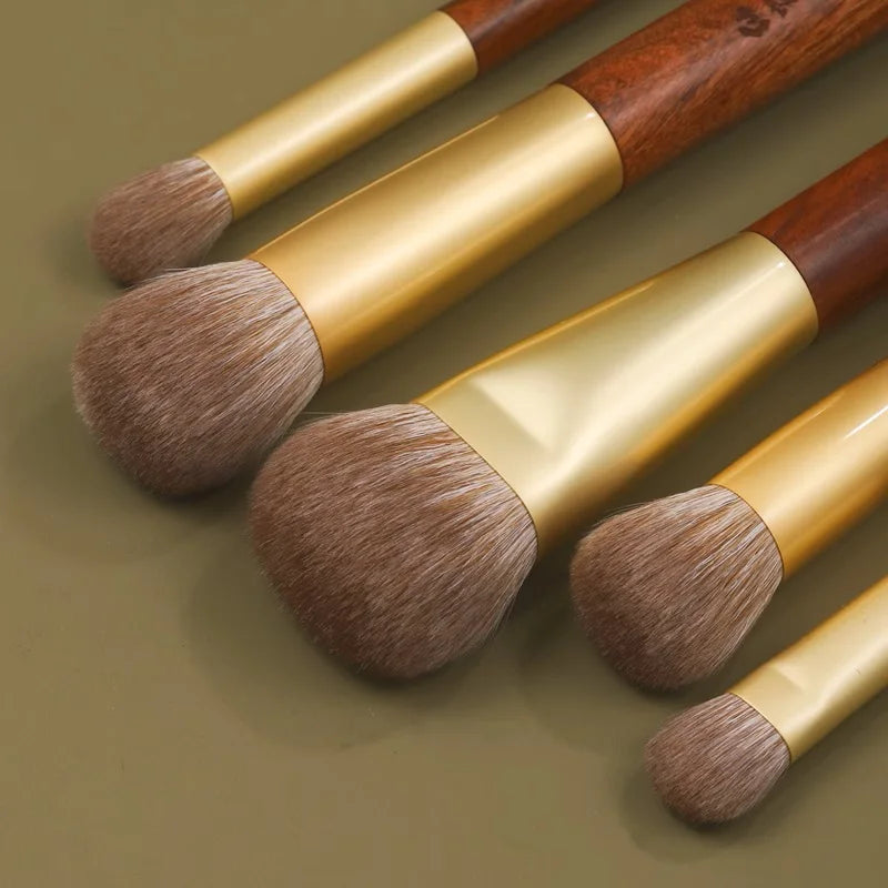 Foundation Liquid Blush Brush African Rosewood Handle Make Up Brush