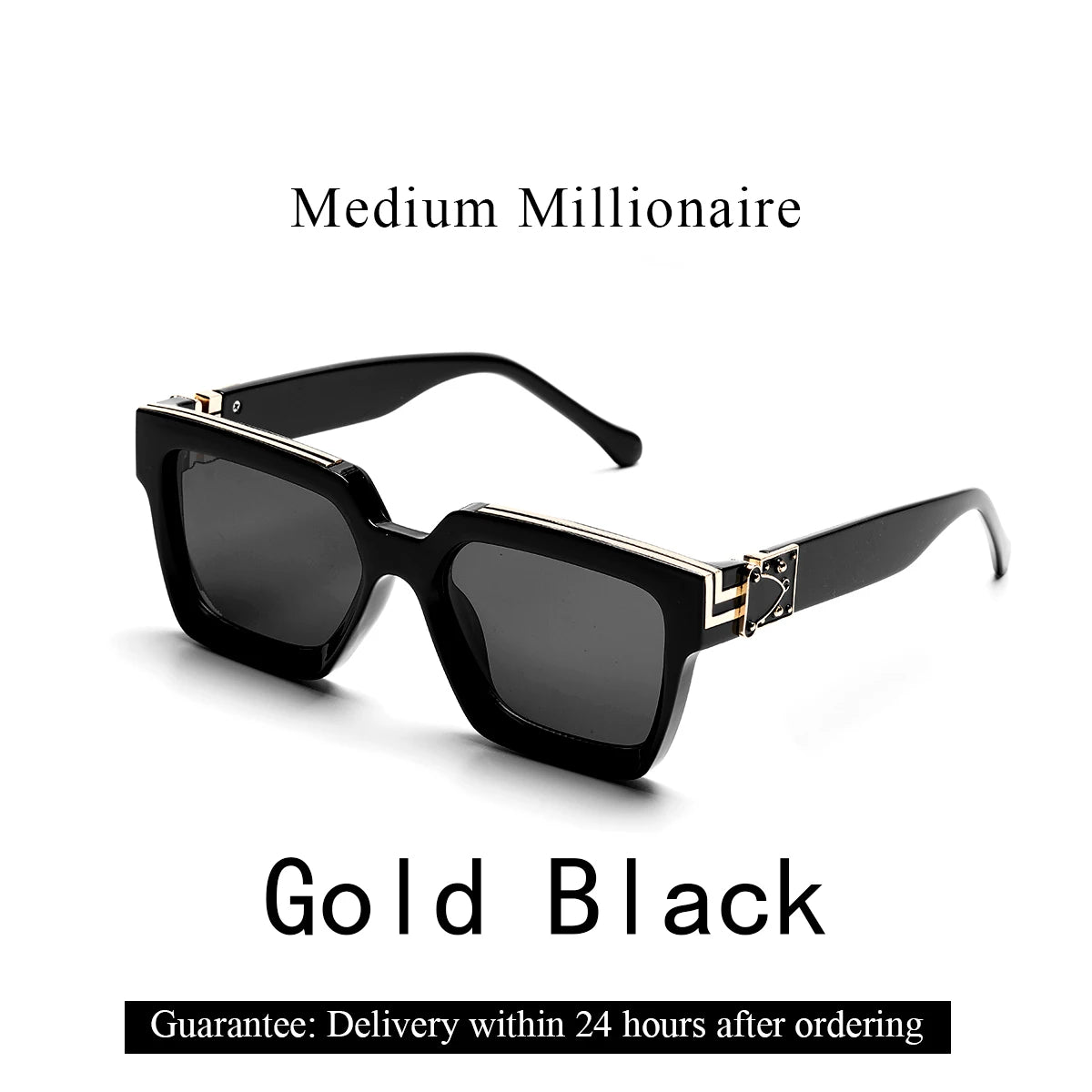 Square Millionaire Shades Luxury Sunglasses