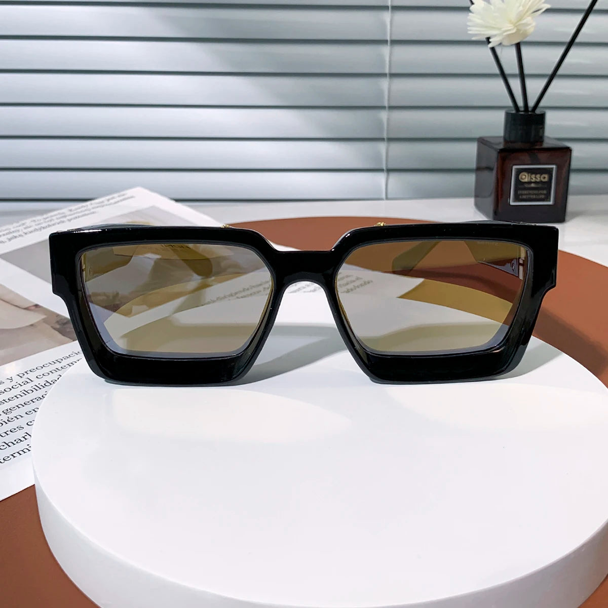 Square Millionaire Shades Luxury Sunglasses