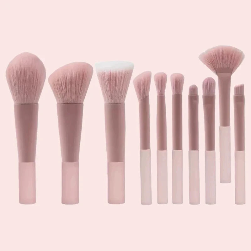 Mini Makeup Brush Set 10PCS Eyeshadow, Loose Powder