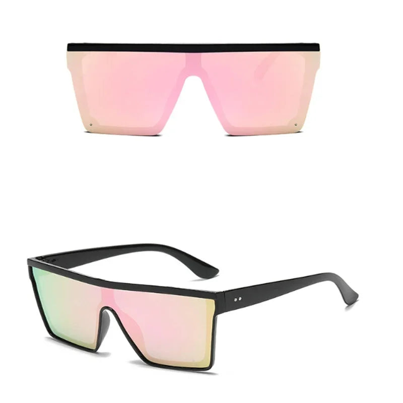 Retro cyberpunk Color Film Sunglasses