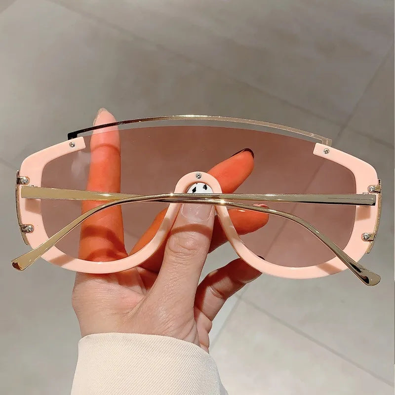 Leopard Stylish Luxury Oversize Sunglasses