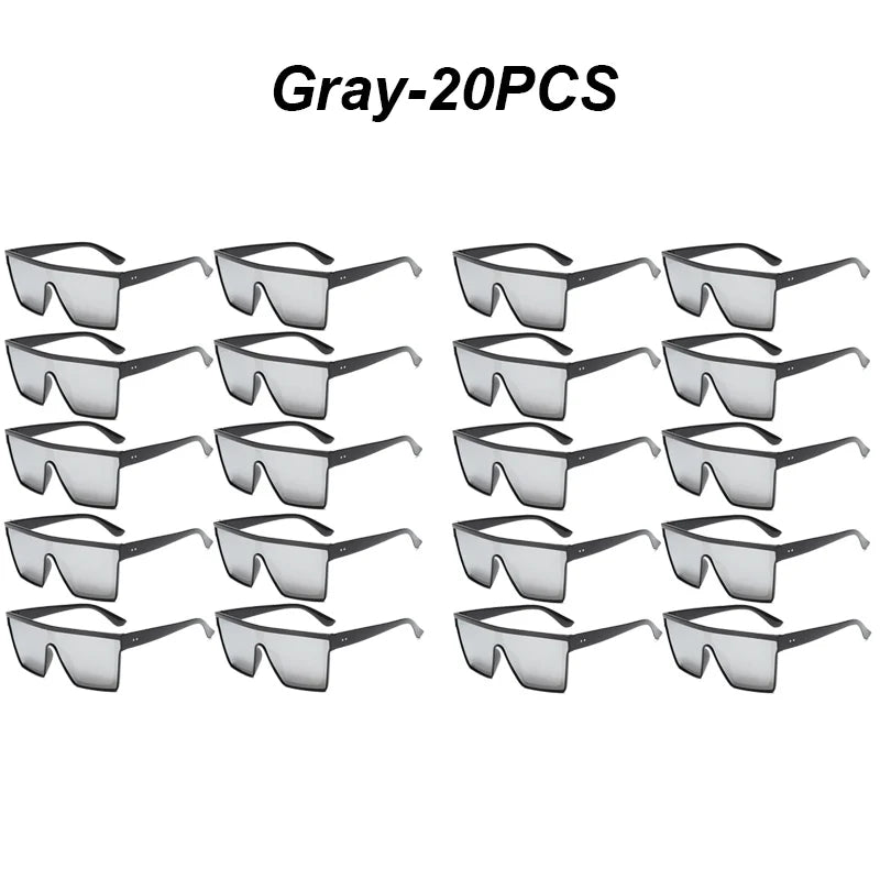 Retro cyberpunk Color Film Sunglasses