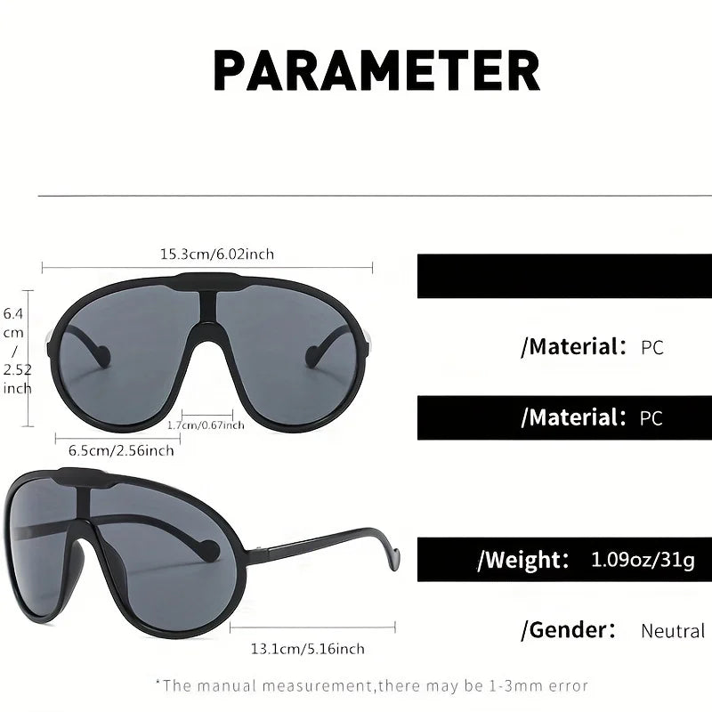 Oversized Square Gradient Shades UV400