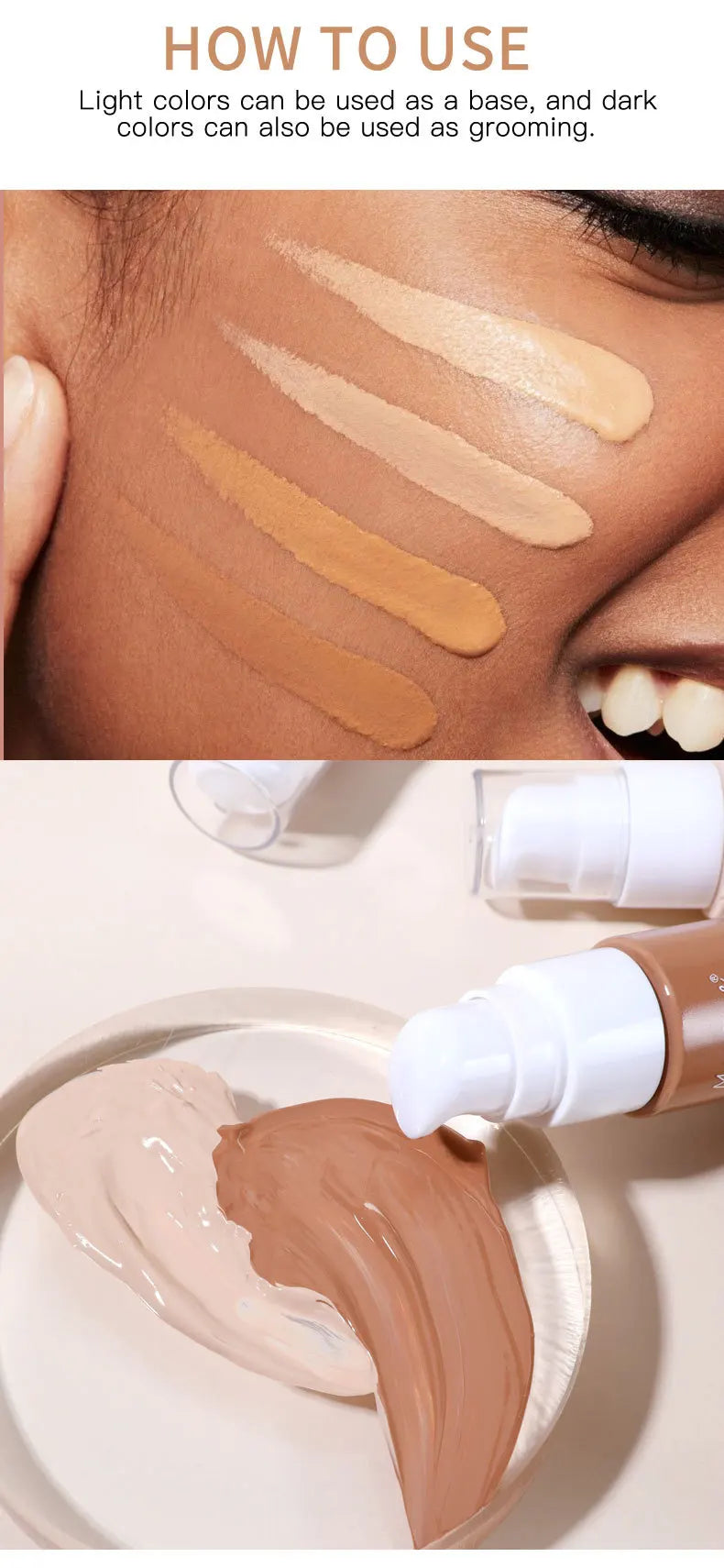 Liquid Foundation Effective | Concealer Waterproof Sweat-resistant