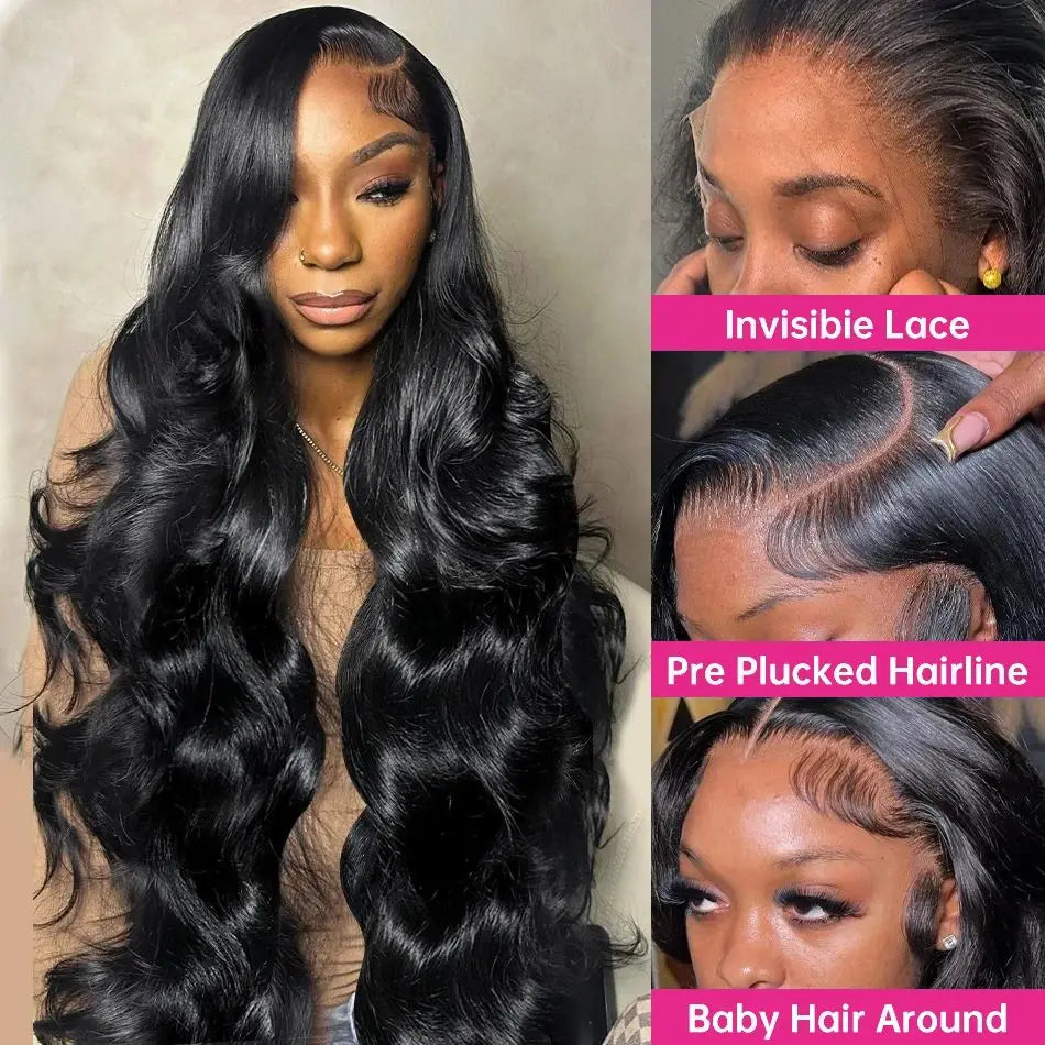 Brazilian 13x6 Human Transparent Lace | 40Inch Loose Wave