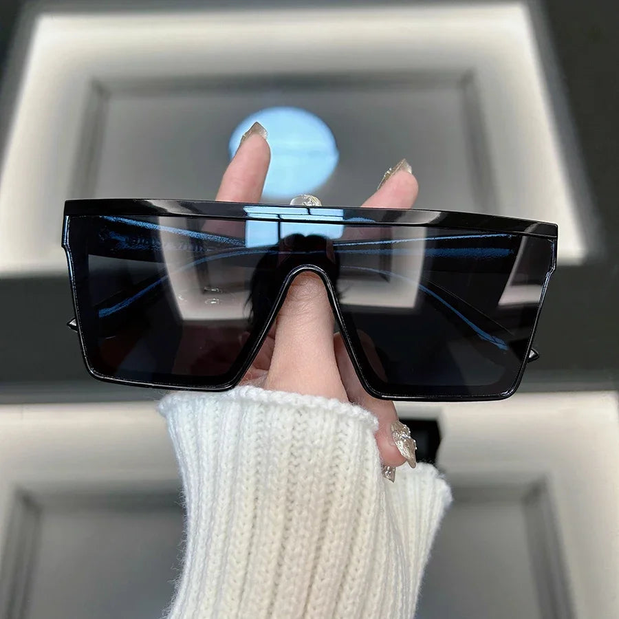 Punk Mirror Square Designer Retro Sunglasses