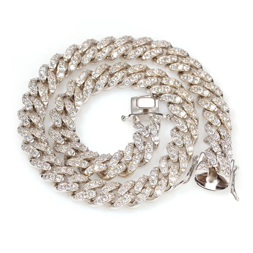 Cuban Chain Fully Iced Out AAA+ CZ
