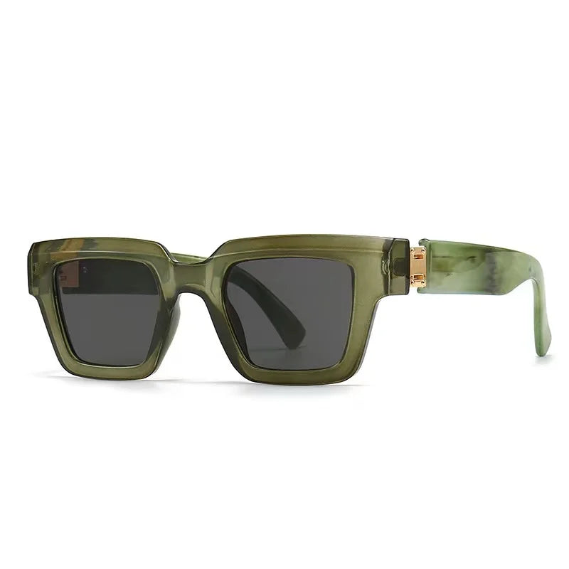 Square Candy Color Clear Gradient Eyewear