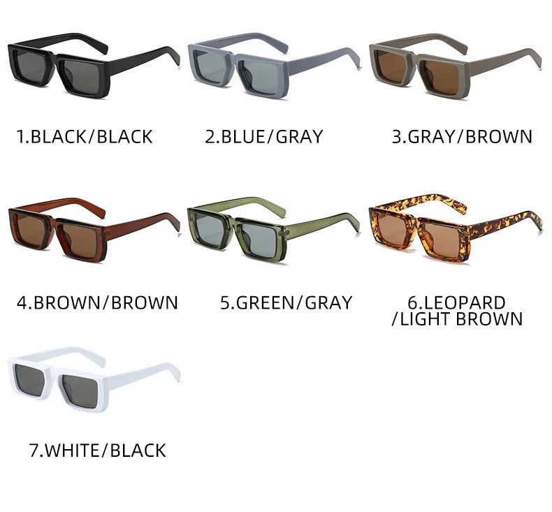 Trendy Designer Square Shades - UV400 Eyewear