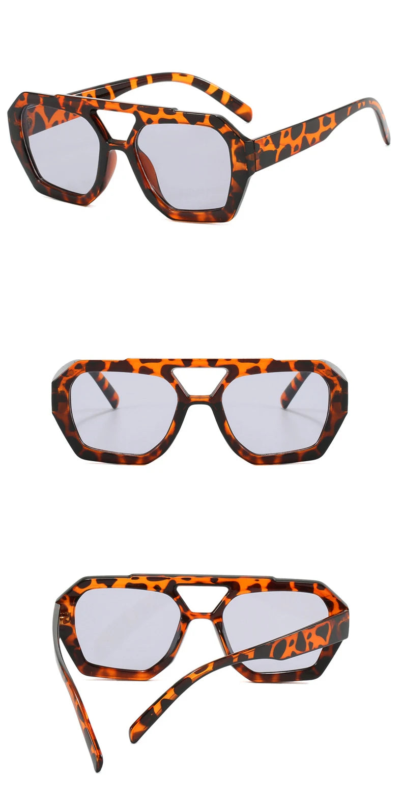 Thick Frame Double Bridges Eyewear
