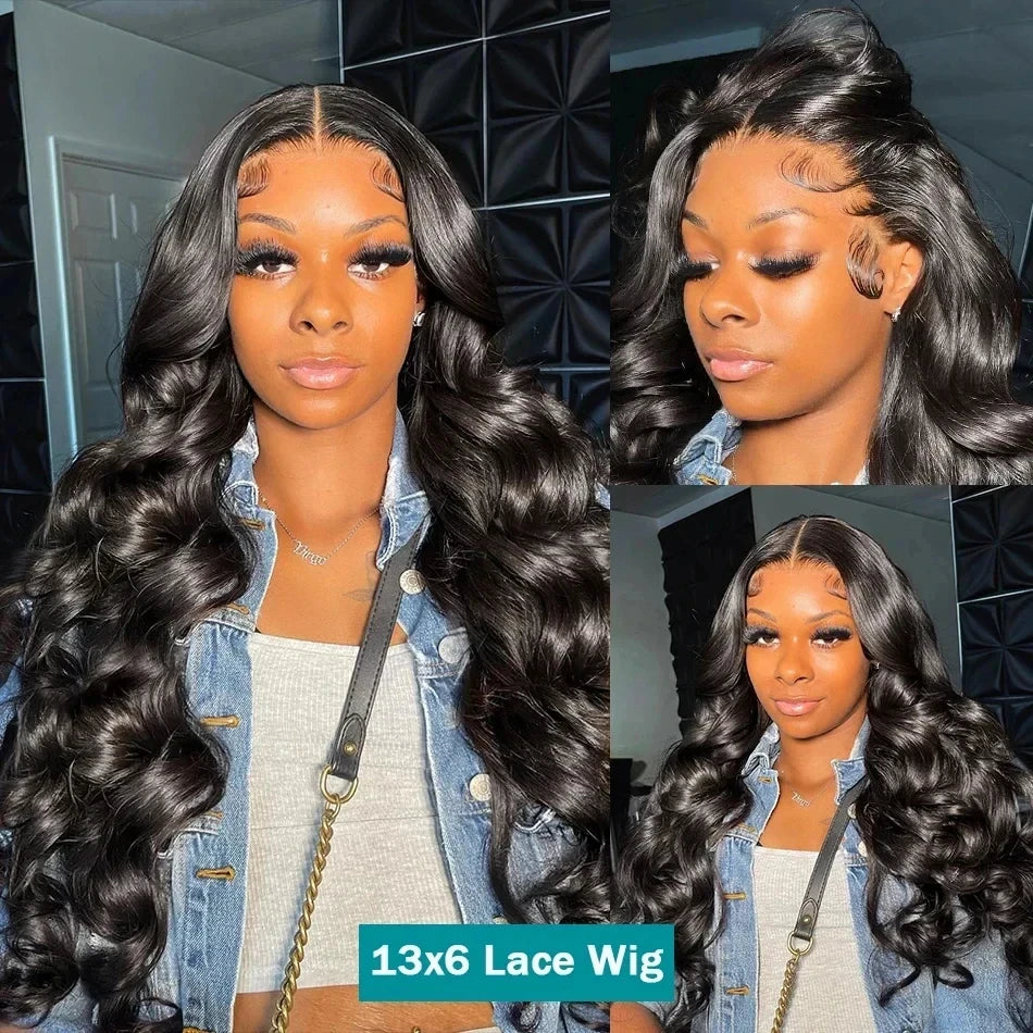 300% High Density | 40 Inch Body Wave 13x4 13x6 HD Lace Front