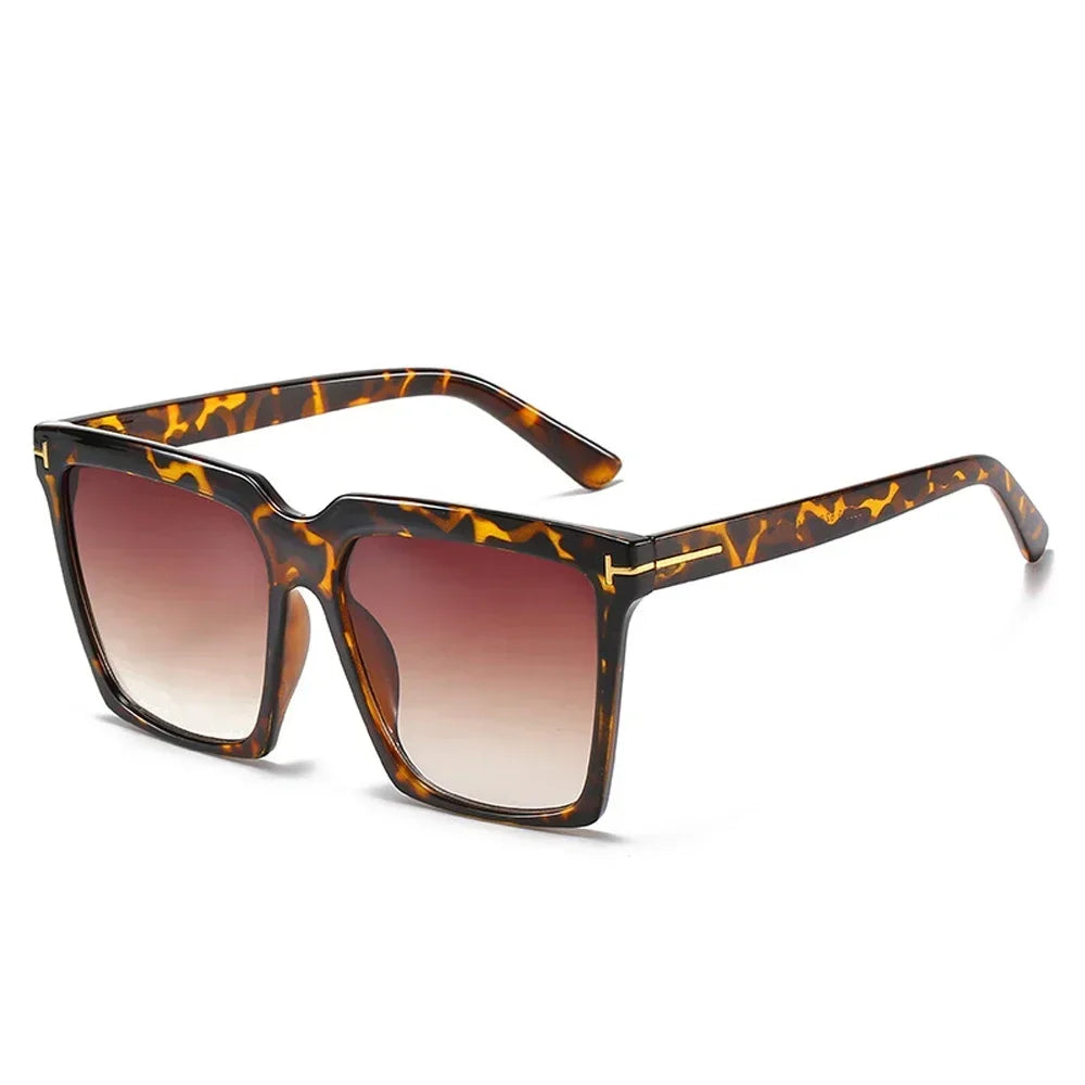 Square Vintage Sunglasses UV400