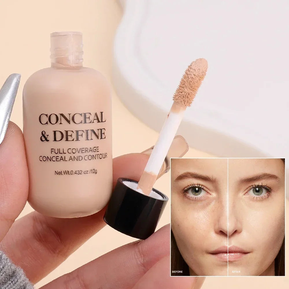 Waterproof  Full Cover Liquid Concealer Cream