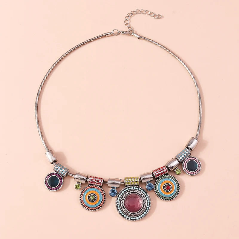 Bohemian Choker Collar Necklace