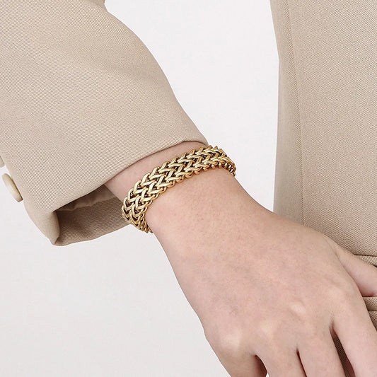 18K Gold Plated Color - Stainless Steel 316L