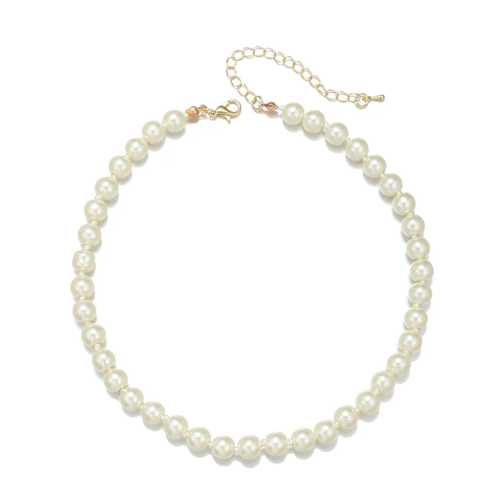 Pearl Beards Choker Necklace