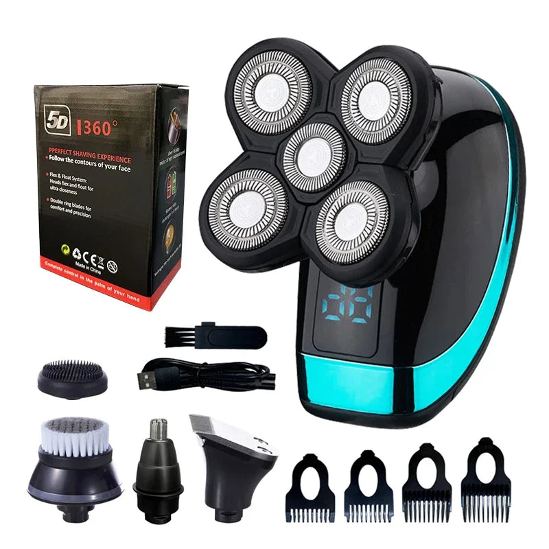 5 IN 1 Electric Rechargeable Waterproof Shaver